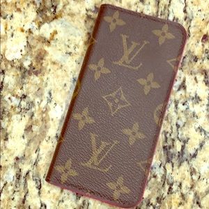 Authentic Louis Vuitton iPhone 7 leather case